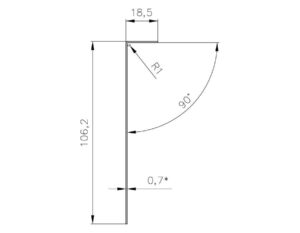 Уголок из нержавейки схема Купить уголок из нержавеющей стали