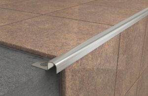 Профиль для плитки KUR из нержавейки Профиль для плитки KUR из нержавейки