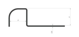 Профиль для плитки сталь