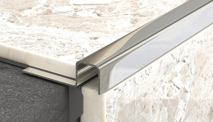 Уголок из нержавейки под плитку