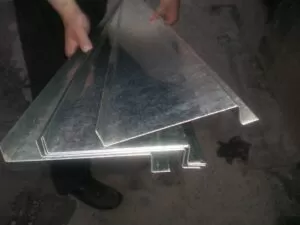 Гибка оцинкованной стали